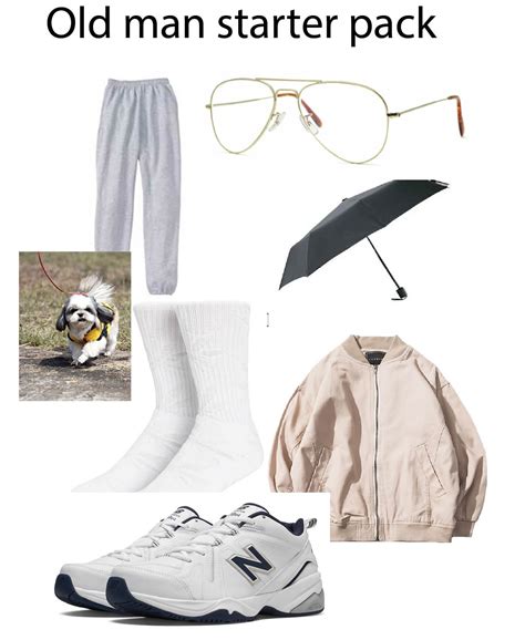 old man starter pack